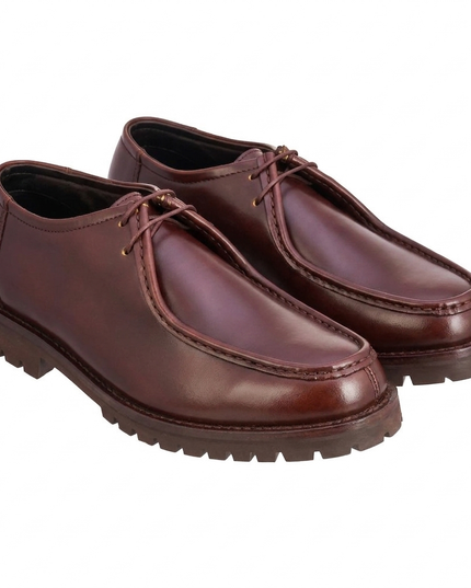 S&B Brown Heritage Boat Shoes