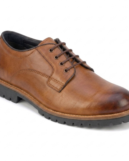 S&B Derby Combo Boot - Brown