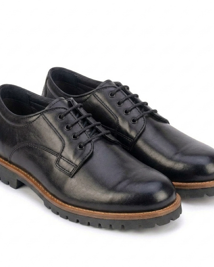 S&B Derby Combo Boot - Black