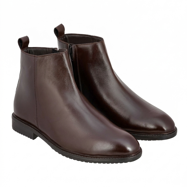 S&B Brown Classic Chelsea Boots