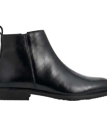S&B Black Classic Chelsea Boots