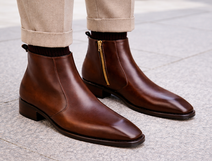 <h2><strong>Classic Italian Style Chelsea Boots<br/><br/></strong></h2>