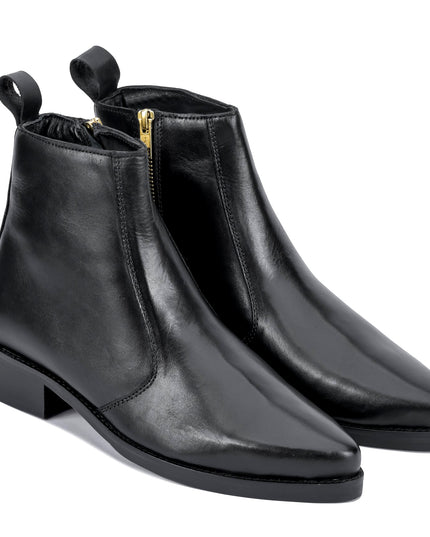 S&B Pointed Cuban Chelsea - Black