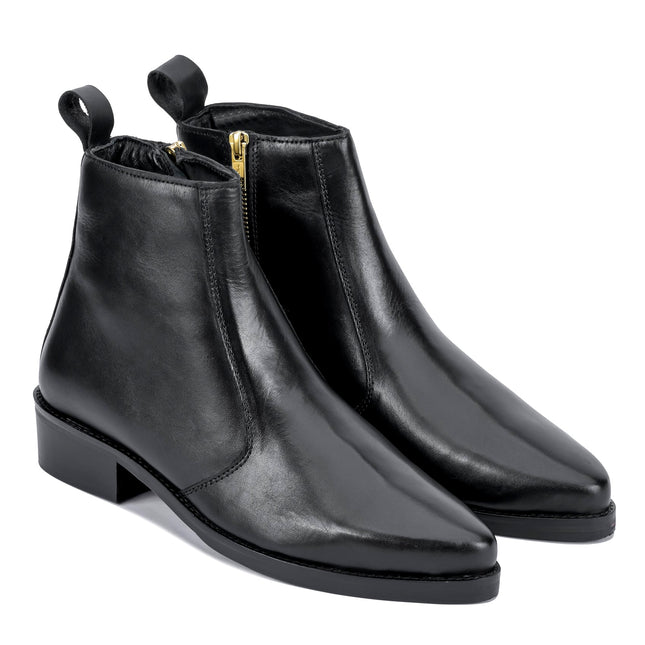 S&B Pointed Cuban Chelsea - Black