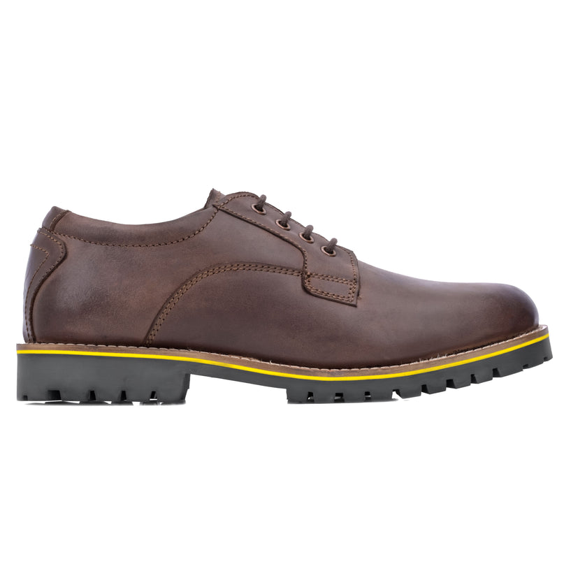 S&B Derby Combo Boot - Brown