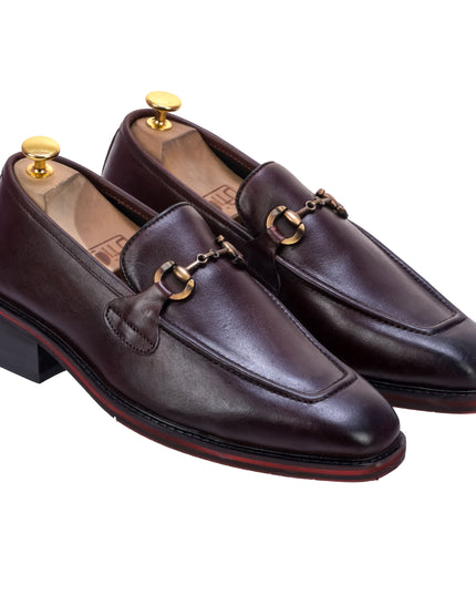 S&B T-Shape Cuban Loafer – Cherry