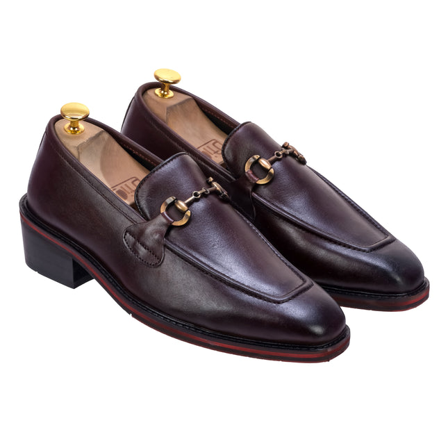 S&B T-Shape Cuban Loafer – Cherry
