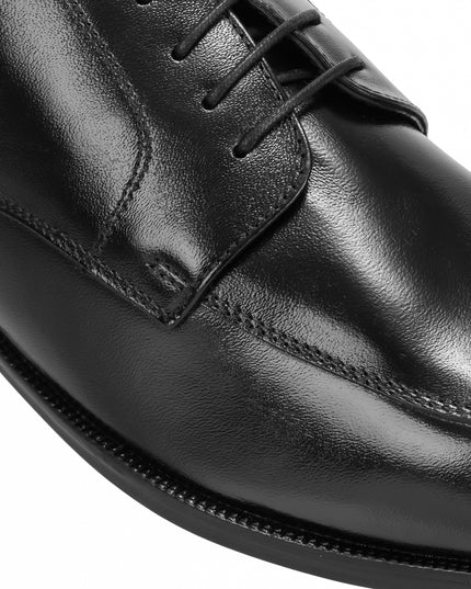 S&B Split Toe Derby- Black