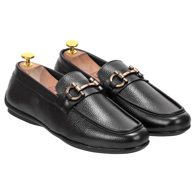 S&B Housebit Driving Loafer - Black