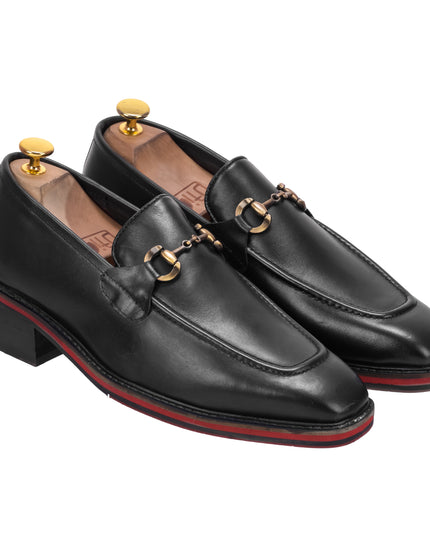 S&B T-Shape Cuban Loafer – Black