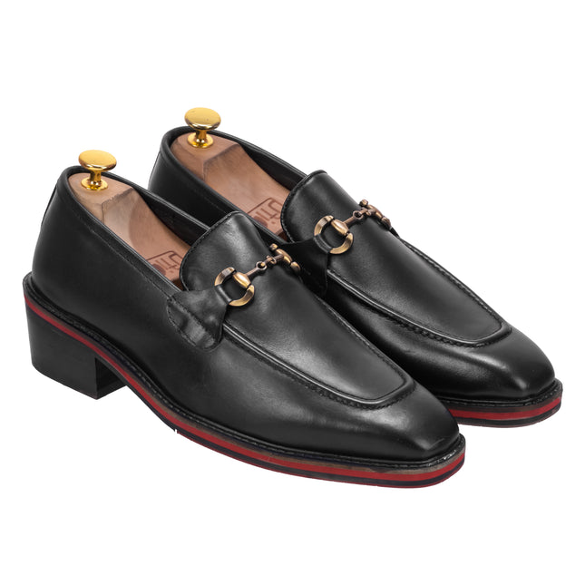 S&B T-Shape Cuban Loafer – Black