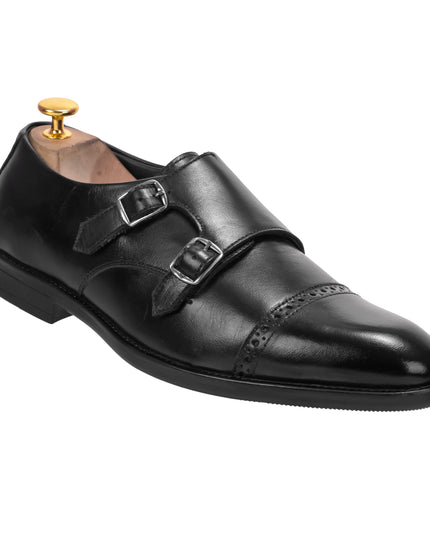 S&B Classic Monk Loafer - Black