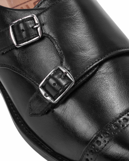 S&B Classic Monk Loafer - Black