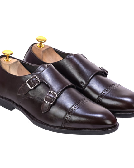 S&B Classic Monk Loafer - Brown