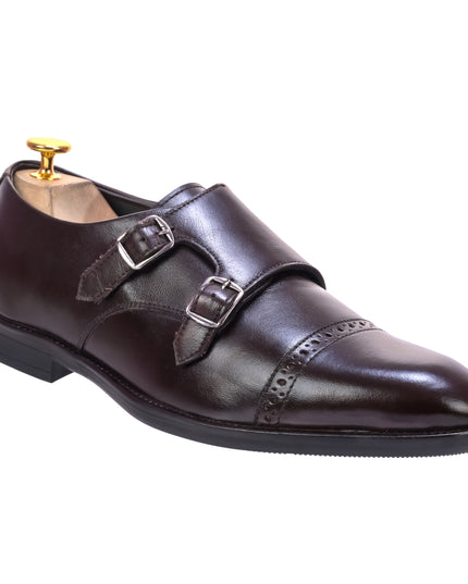 S&B Classic Monk Loafer - Brown