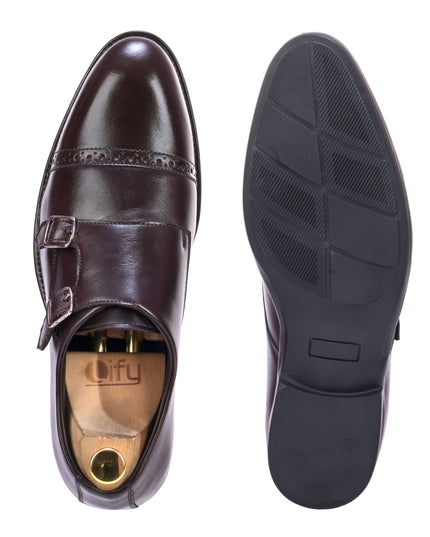 S&B Classic Monk Loafer - Brown