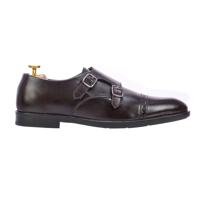 S&B Classic Monk Loafer - Brown