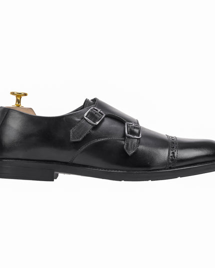 S&B Classic Monk Loafer - Black