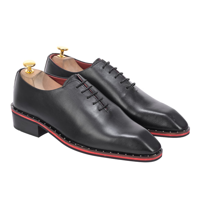 S&B Square Toe Shoe- Black