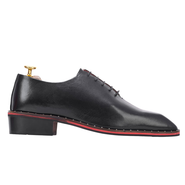S&B Square Toe Shoe- Black