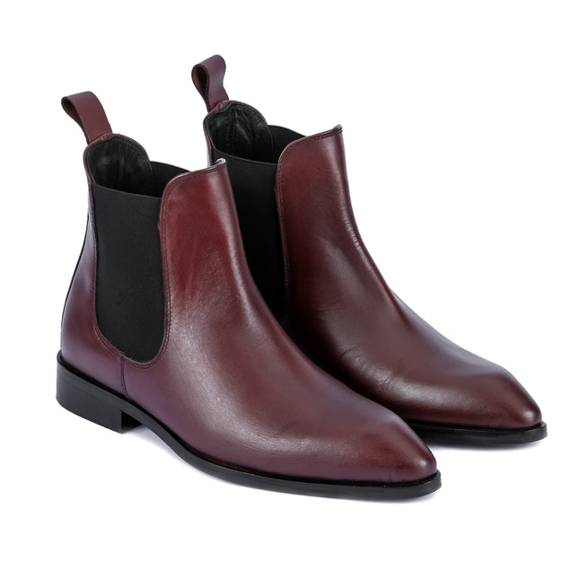 S&B Refined toe Chelsea - Cherry