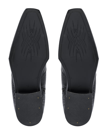 S&B Wing-Tip Cuban Chelsea - Black