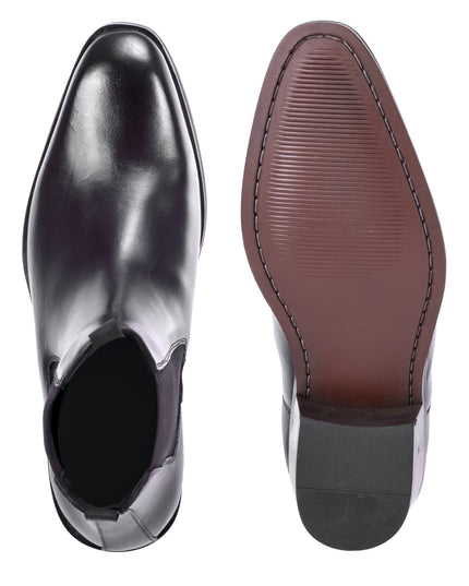 S&B Italian Elastic Cuban Chelsea - Black