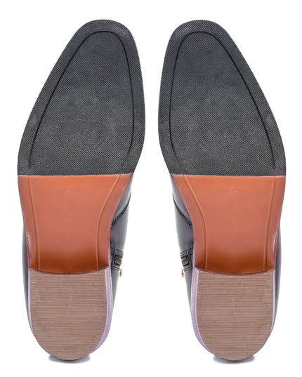S&B T-Shape Wooden Sole Cuban Chelsea - Brown