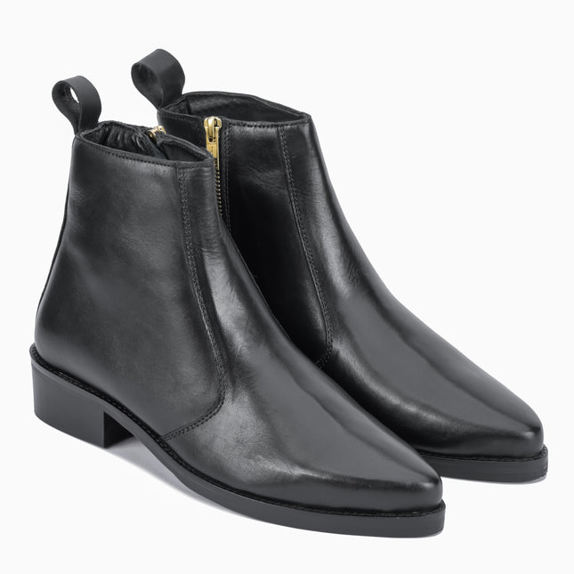 S&B Pointed Cuban Chelsea - Black