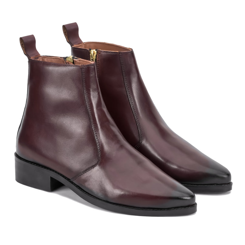 S&B Pointed Cuban Chelsea - Cherry