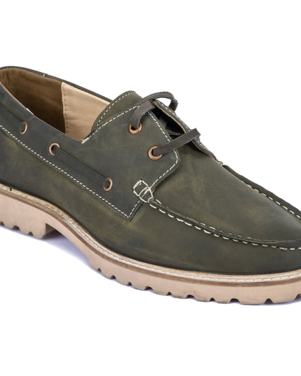 S&B Boat Shoe- Oil Pull Up Leather- Oliver