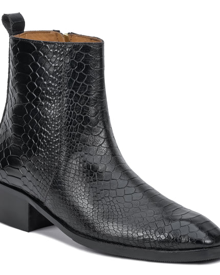 S&B Python Cuban Chelsea - Black