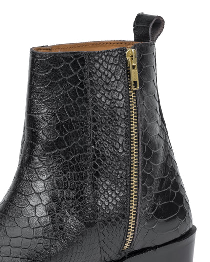 S&B Python Cuban Chelsea - Black