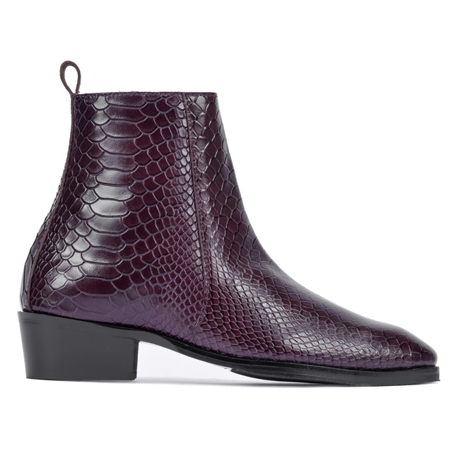 S&B Python Cuban Chelsea - Cherry