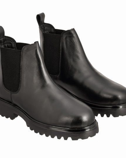S&B Black Chunky EVA Chelsea Boots