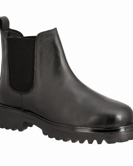 S&B Black Chunky EVA Chelsea Boots