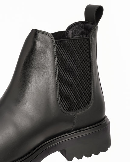 S&B Black Chunky EVA Chelsea Boots