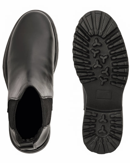 S&B Black Chunky EVA Chelsea Boots