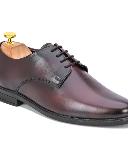 S&B Round Toe Derby - Cherry