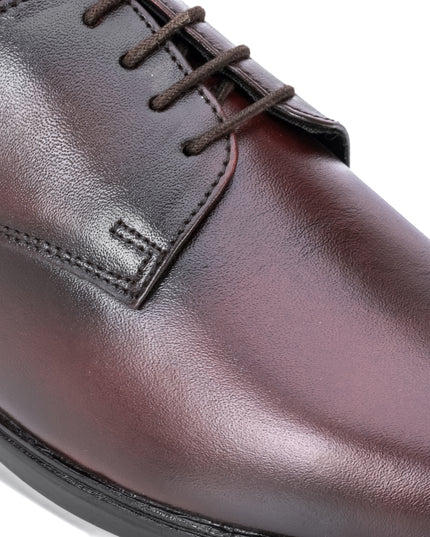 S&B Round Toe Derby - Cherry