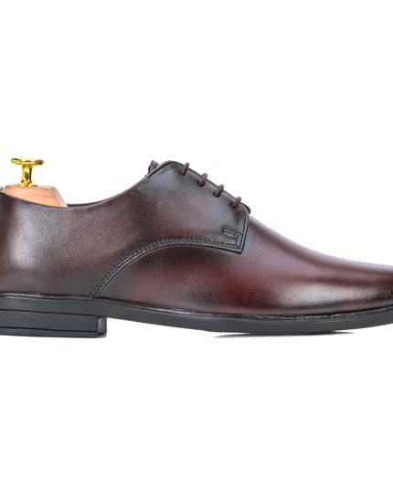 S&B Round Toe Derby - Cherry
