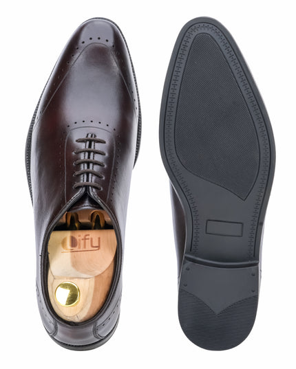 S&B  Wholecut Brogue  - Cherry