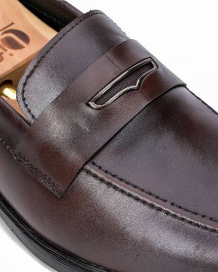 S&B Copper Plate Loafer – Cherry