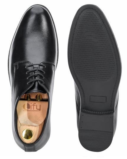 S&B Round Toe Derby - Black