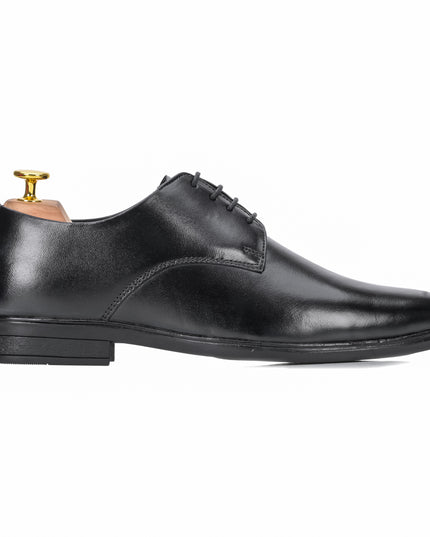 S&B Round Toe Derby - Black