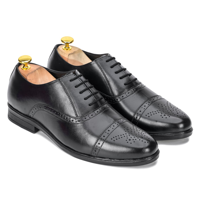 S&B Brogue  Oxford - Black
