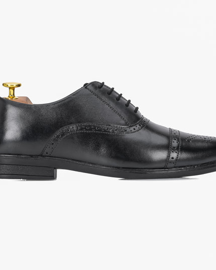 S&B Brogue  Oxford - Black