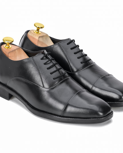 S&B Cap Toe Oxford - Black