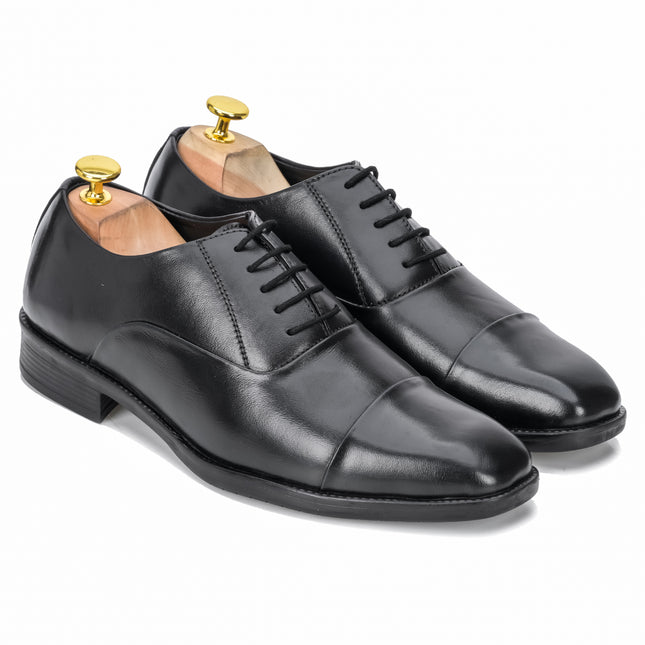 S&B Cap Toe Oxford - Black