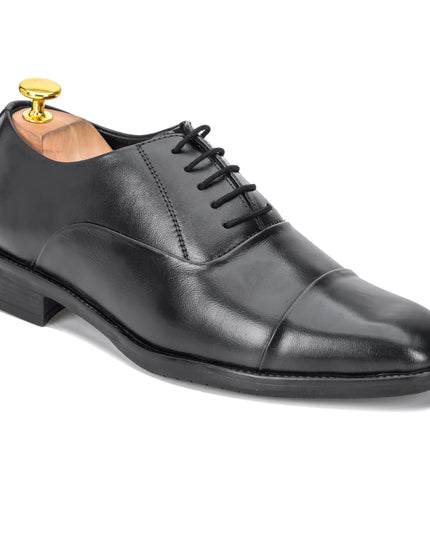 S&B Cap Toe Oxford - Black